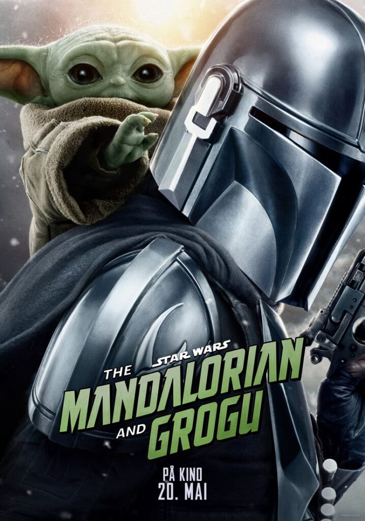 Filmplakat for filmen The Mandalorian and Grogu
